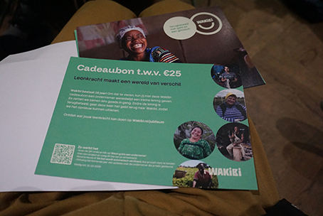 Wakibi cadeaubon